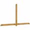 Ekena Millwork Eugene Rough Sawn Timber Gable Bracket, Western Red Cedar, 108"W x 54"H x 2"D x 4"F, 12/12 Pitch GBW108X54X0204EUG00RWR - alternate 2